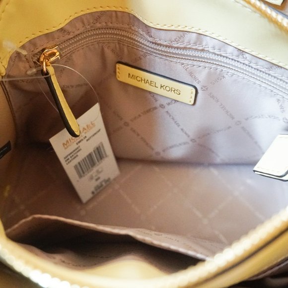 Michael Kors Emilia S Messenger Bag ButterCup - Picture 10 of 12